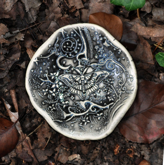 Butterfly Garden, Spoon Rest, Soap Dish in Black